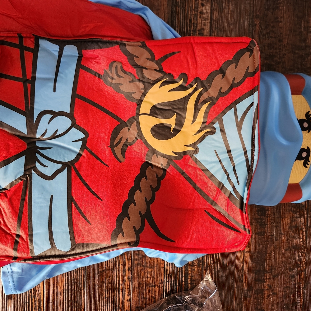 Red and Blue Superhero Bedding Set